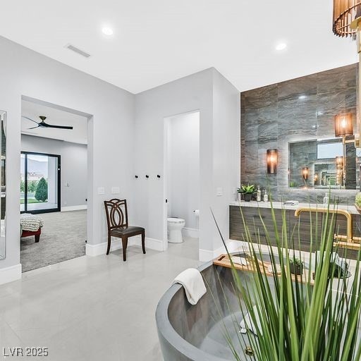 5400 Mello Ave, Las Vegas, NV 89131 - corridor featuring concrete flooring and recessed lighting