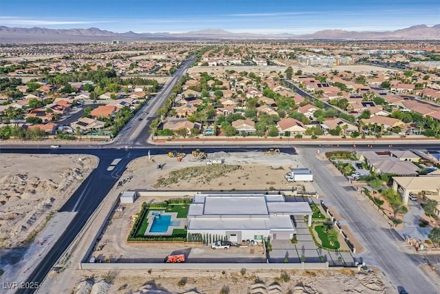 5400 Mello Ave, Las Vegas, NV 89131 - aerial view of property's location with nearby suburban area