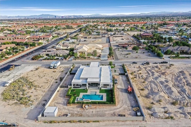 5400 Mello Ave, Las Vegas, NV 89131 - view of property location with a mountainous background and nearby suburban area