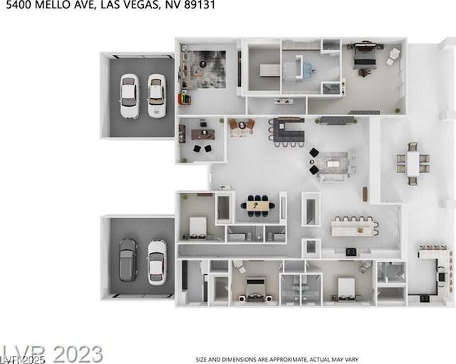 5400 Mello Ave, Las Vegas, NV 89131 - view of floor plan / room layout