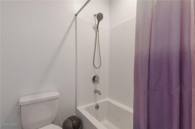 754 Tallgrass St, Las Vegas, NV 89138 - bathroom with shower / bath combination with curtain and toilet