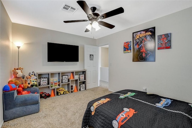 10988 Salernes St, Las Vegas, NV 89141 - carpeted bedroom with ceiling fan