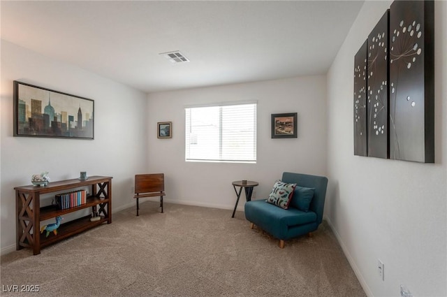 12348 Golden Wreath Rd Unit 1, Las Vegas, NV 89183 - sitting room featuring carpet floors and baseboards