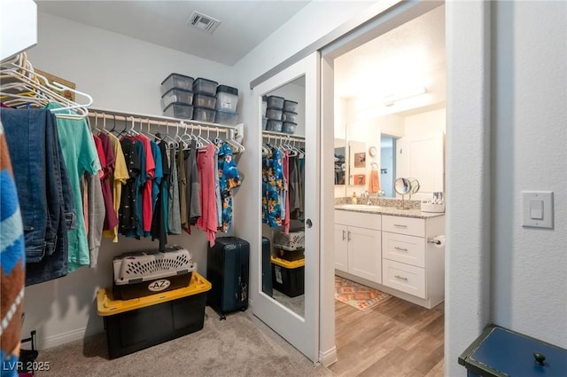 12348 Golden Wreath Rd Unit 1, Las Vegas, NV 89183 - walk in closet with a sink
