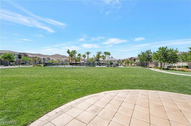 12348 Golden Wreath Rd Unit 1, Las Vegas, NV 89183 - view of yard with a residential view