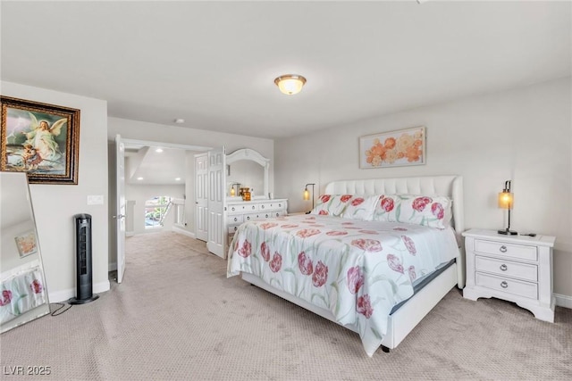 5889 Thistle Meadow Ave, Las Vegas, NV 89139 - bedroom with light colored carpet and recessed lighting