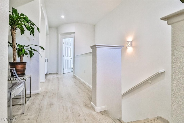10667 Olympic Pine Dr, Las Vegas, NV 89135 - hall with wood finished floors and baseboards