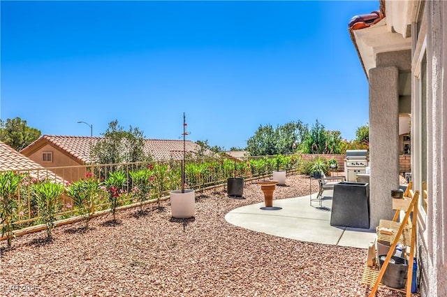 3028 Treesdale Dr, Las Vegas, NV 89134 - view of yard featuring a patio area