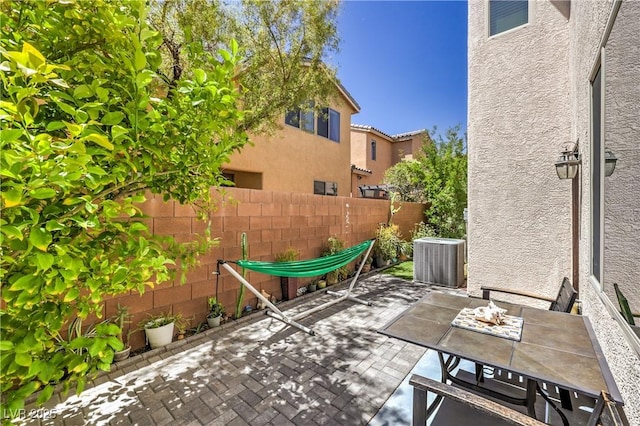 10353 Yew Blossom Ave, Las Vegas, NV 89166 - view of patio featuring central air condition unit