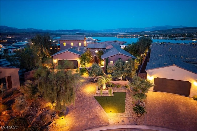 8 Laricola Ct, Henderson, NV 89011 - aerial view of a water and mountain view