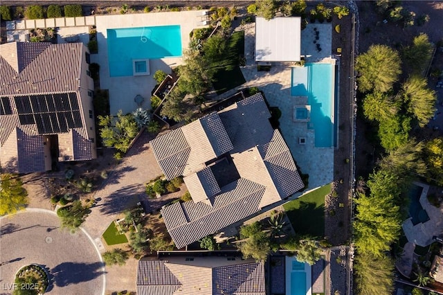 8 Laricola Ct, Henderson, NV 89011 - drone / aerial view of a pool area