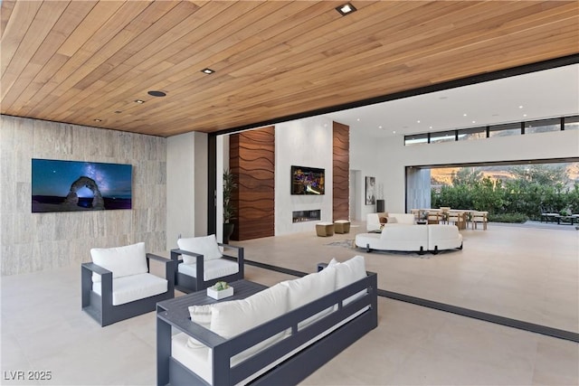 6 Rockmount Ct, Henderson, NV 89012 - lobby featuring wooden ceiling and recessed lighting