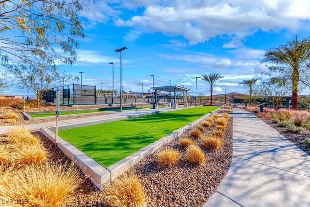 101 Mirage View Dr, Henderson, NV 89011 - view of community featuring a bocce ball area