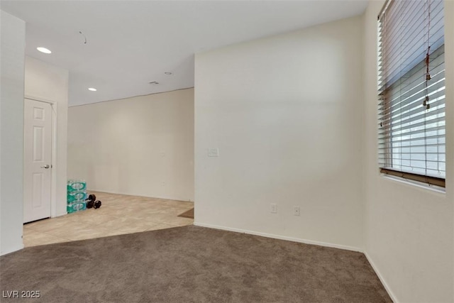 2117 Leatherbridge Ct, North Las Vegas, NV 89081 - carpeted spare room with recessed lighting