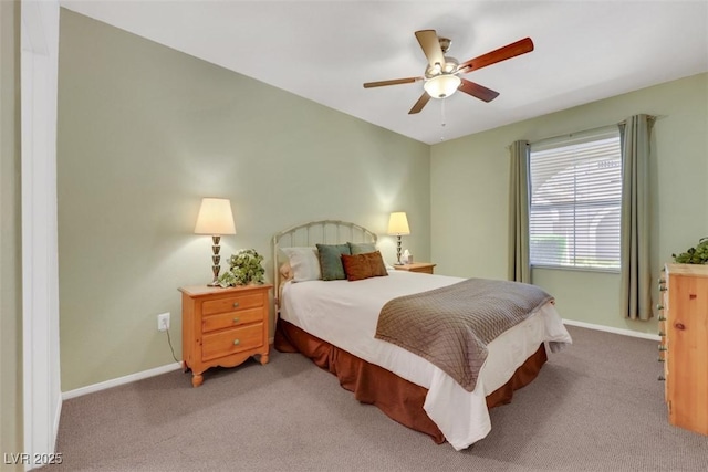 10001 Peace Way Unit 1250, Las Vegas, NV 89147 - bedroom with carpet, baseboards, and a ceiling fan