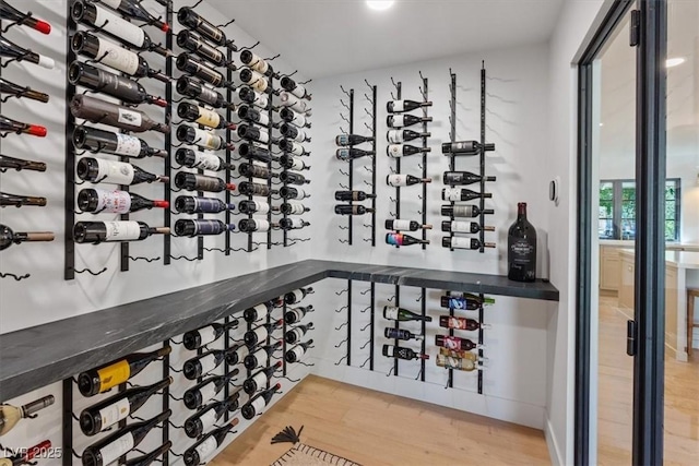 204 Canyon Dr, Las Vegas, NV 89107 - wine cellar featuring wood finished floors