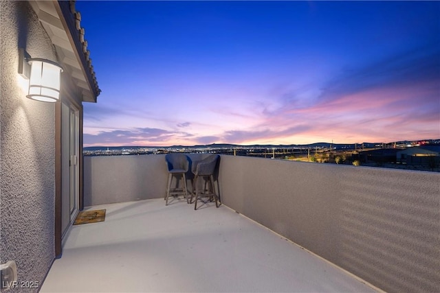 2367 Ridgeline Wash St, Las Vegas, NV 89138 - view of patio terrace at dusk