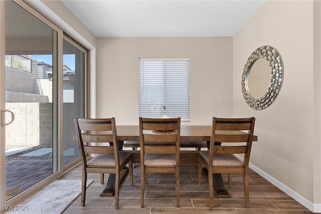2367 Ridgeline Wash St, Las Vegas, NV 89138 - dining area with wood finished floors and baseboards