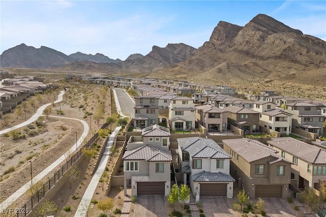 2367 Ridgeline Wash St, Las Vegas, NV 89138 - mountain view with nearby suburban area