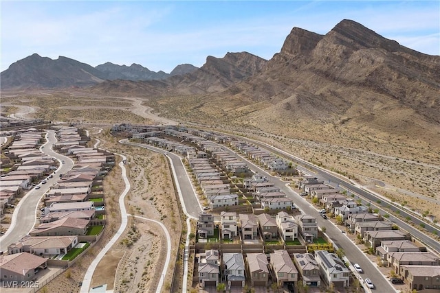 2367 Ridgeline Wash St, Las Vegas, NV 89138 - view of property location with nearby suburban area and a mountainous background