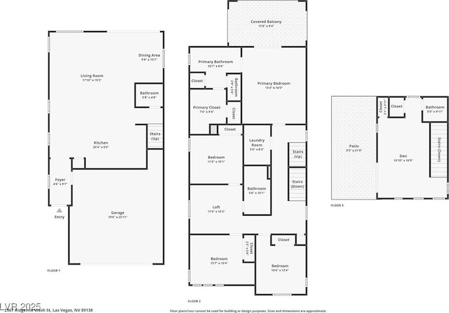 2367 Ridgeline Wash St, Las Vegas, NV 89138 - floor plan / room layout