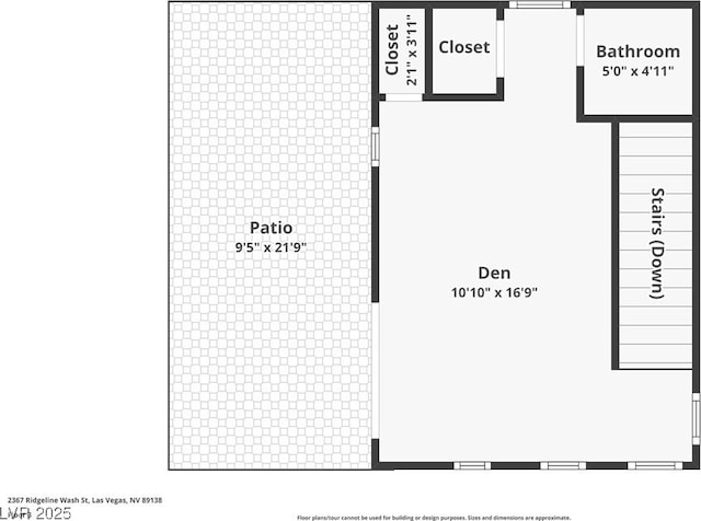 2367 Ridgeline Wash St, Las Vegas, NV 89138 - property floor plan