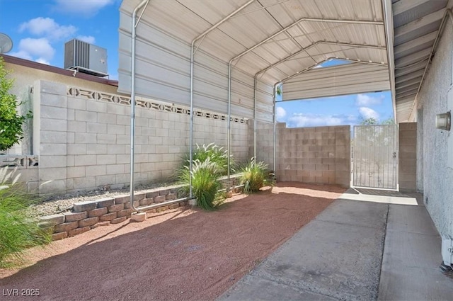 460 Crestway Rd, Henderson, NV 89015 - view of patio / terrace with cooling unit and a carport