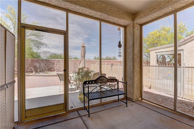 2304 Willow Wren Dr, North Las Vegas, NV 89084 - sunroom featuring concrete flooring and healthy amount of natural light