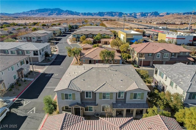 8486 Insignia Ave Unit 101, Las Vegas, NV 89178 - aerial view of residential area with a mountain backdrop