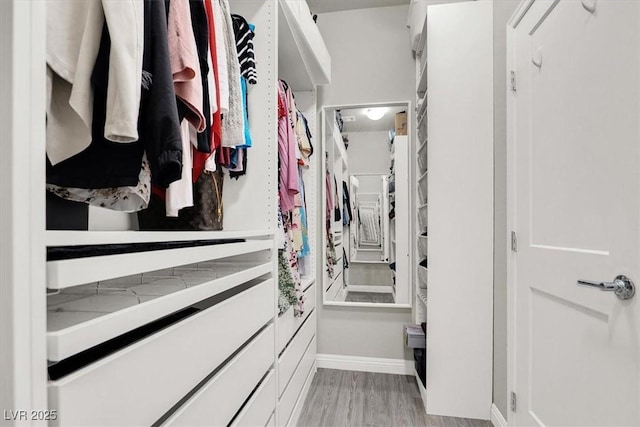 11856 Barona Mesa Ave, Las Vegas, NV 89138 - spacious closet with light wood-style floors