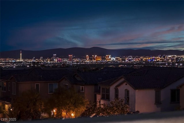 11856 Barona Mesa Ave, Las Vegas, NV 89138 - city view featuring a mountain backdrop