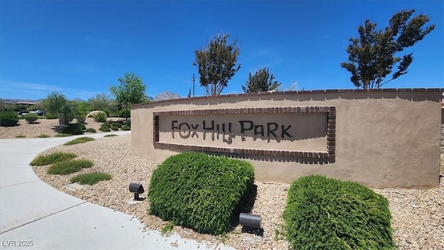 11856 Barona Mesa Ave, Las Vegas, NV 89138 - view of community sign