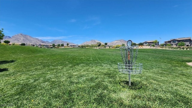 11856 Barona Mesa Ave, Las Vegas, NV 89138 - view of community featuring a mountain view and a yard