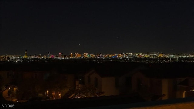 11856 Barona Mesa Ave, Las Vegas, NV 89138 - water view featuring a view of city lights