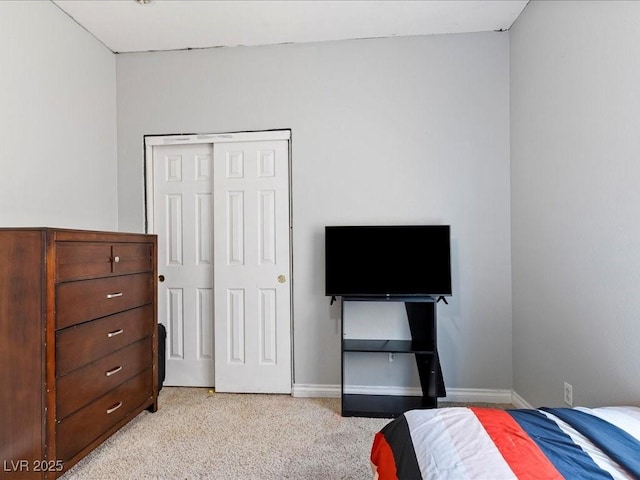3040 Balcones Fault Ave, North Las Vegas, NV 89081 - bedroom with light carpet and baseboards