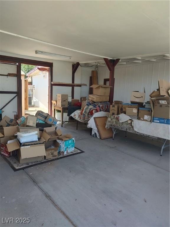 4727 Conrad St, Las Vegas, NV 89121 - miscellaneous room with unfinished concrete floors