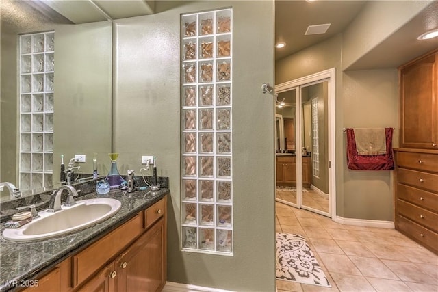27 Via Paradiso St, Henderson, NV 89011 - bathroom with tile patterned flooring and vanity