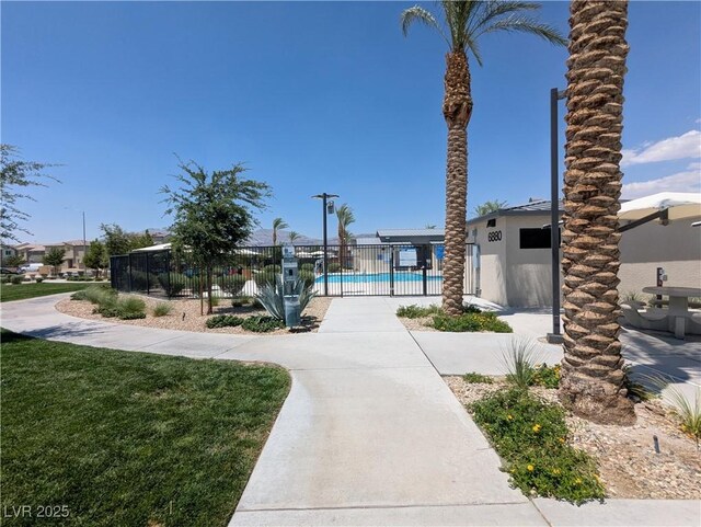 2629 Mocha Pearl Ct, North Las Vegas, NV 89086 - view of community featuring a swimming pool