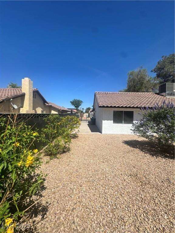 3920 Aspencrest Dr, Las Vegas, NV 89108 - view of yard with cooling unit