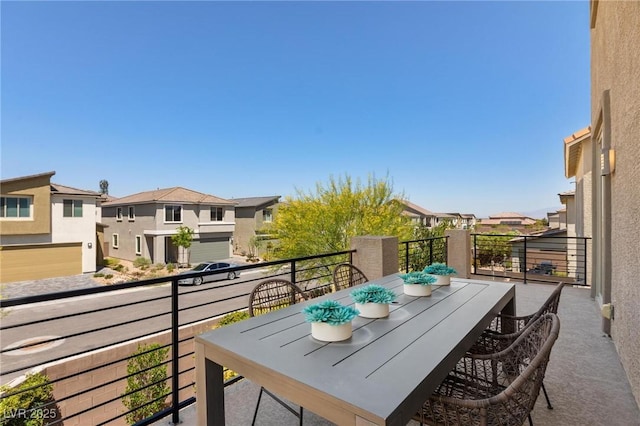 7983 Texas Hills St, Las Vegas, NV 89113 - balcony featuring a residential view and outdoor dining space