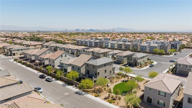 7983 Texas Hills St, Las Vegas, NV 89113 - aerial view of residential area with a mountain backdrop