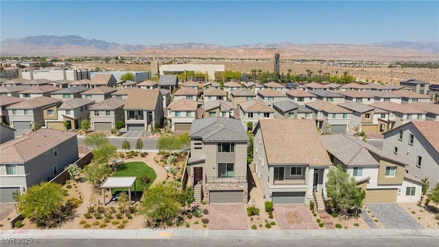 7983 Texas Hills St, Las Vegas, NV 89113 - aerial perspective of suburban area with mountains