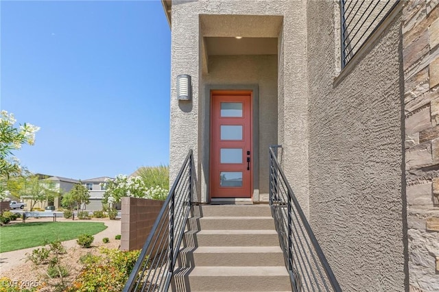 7983 Texas Hills St, Las Vegas, NV 89113 - property entrance featuring stucco siding