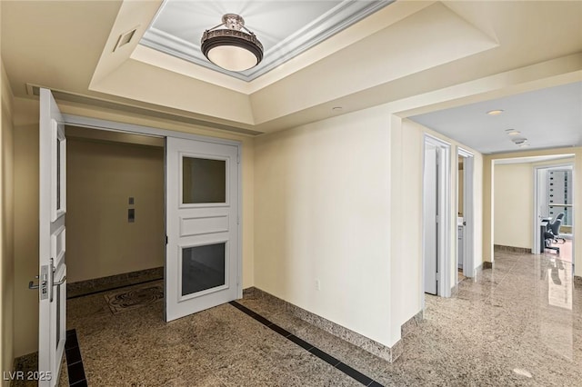 2777 Paradise Rd Unit 2302, Las Vegas, NV 89109 - hallway featuring baseboards and granite tiled floors