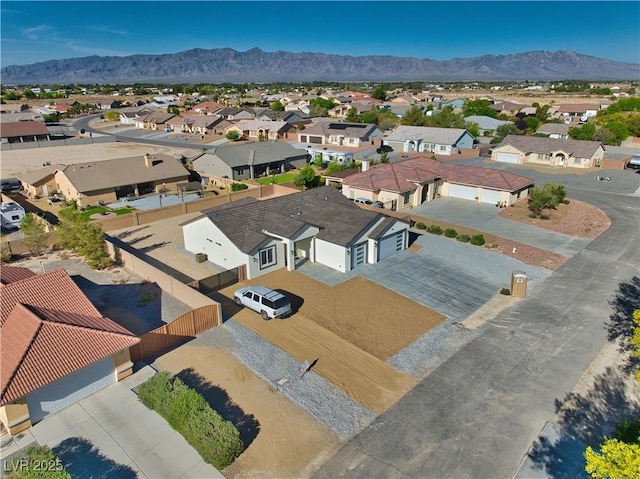 4861 Ridgewood, Pahrump, NV 89061 - aerial view of residential area with mountains