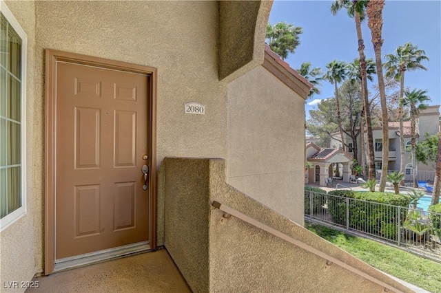 3145 E Flamingo Rd Unit 2080, Las Vegas, NV 89121 - view of exterior entry featuring stucco siding