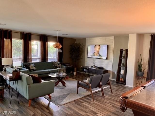 9485 Supernova Ct, Las Vegas, NV 89123 - living area featuring wood finished floors