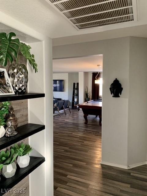9485 Supernova Ct, Las Vegas, NV 89123 - hallway featuring wood finished floors and baseboards