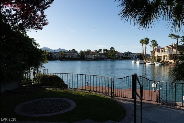 8740 Captains Pl, Las Vegas, NV 89117 - water view with nearby suburban area