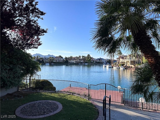 8740 Captains Pl, Las Vegas, NV 89117 - water view with nearby suburban area